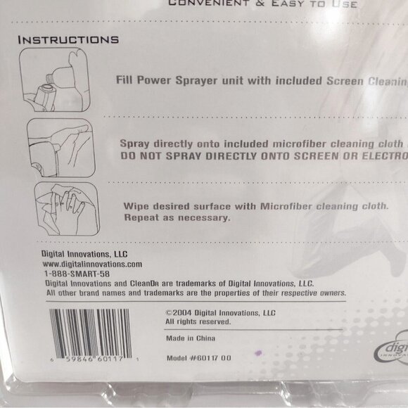 New Sealed Clean Dr Motorized Power Spray Kit 6011700 Cleans TV/Computer - Picture 4 of 4